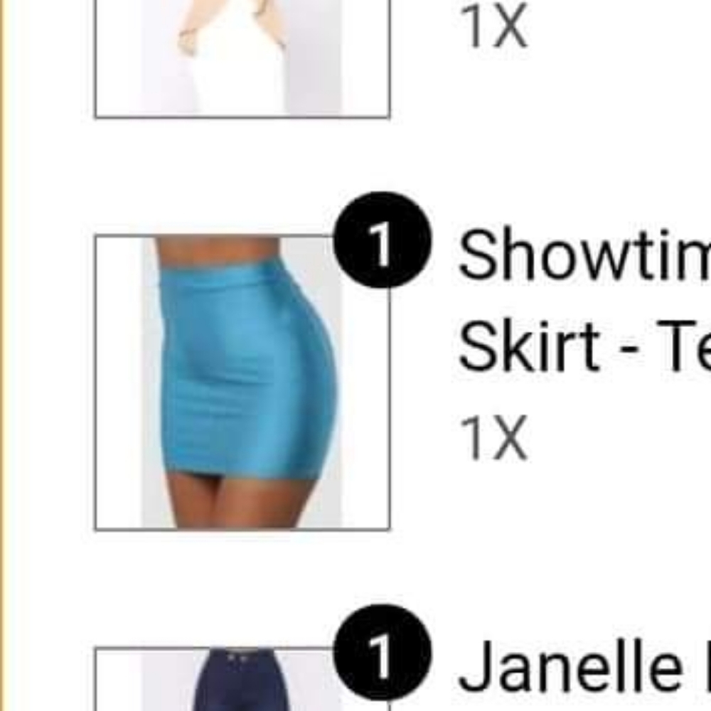 A skirt.
